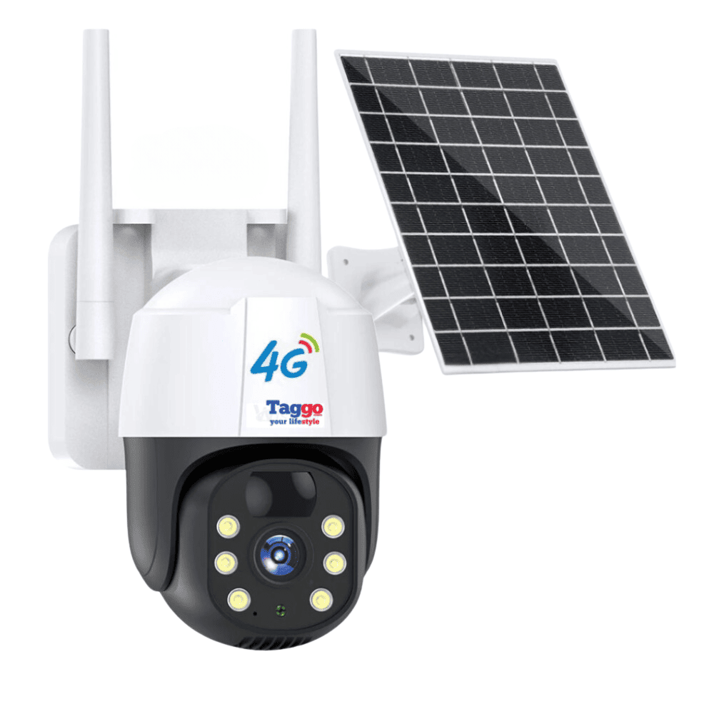 Camera de Supraveghere Solara 4G Cartela SIM 5 MP, Zoom 10X, Full HD, Panou Solar 9W Rezistenta La Apa IP 66