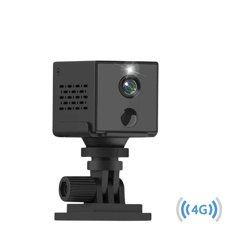 Mini Camera de Supraveghere 4G 4K, Acumulatori inclusi, Detectie forma umana, Control din aplicatie