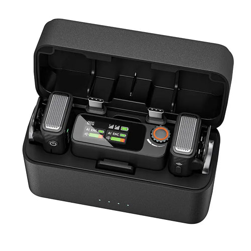 Microfon Wireless cu Autonomie Extinsa si Reducere AI a Zgomotului