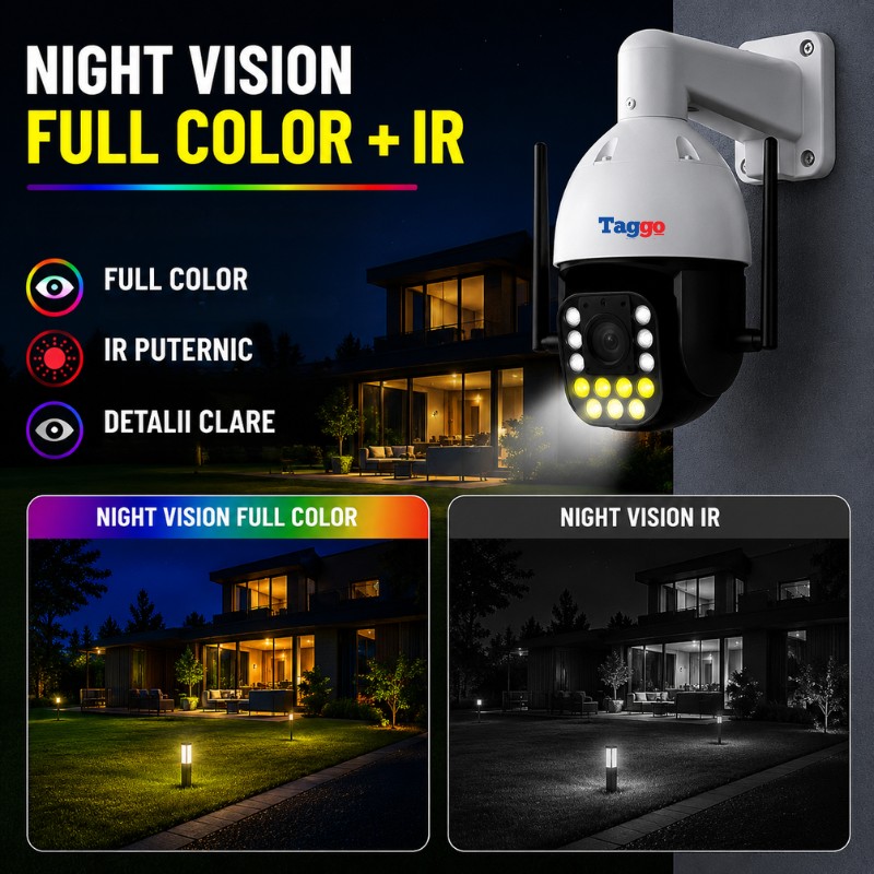 Camera de Supraveghere 4G PTZ 8MP cu Zoom Optic 99X