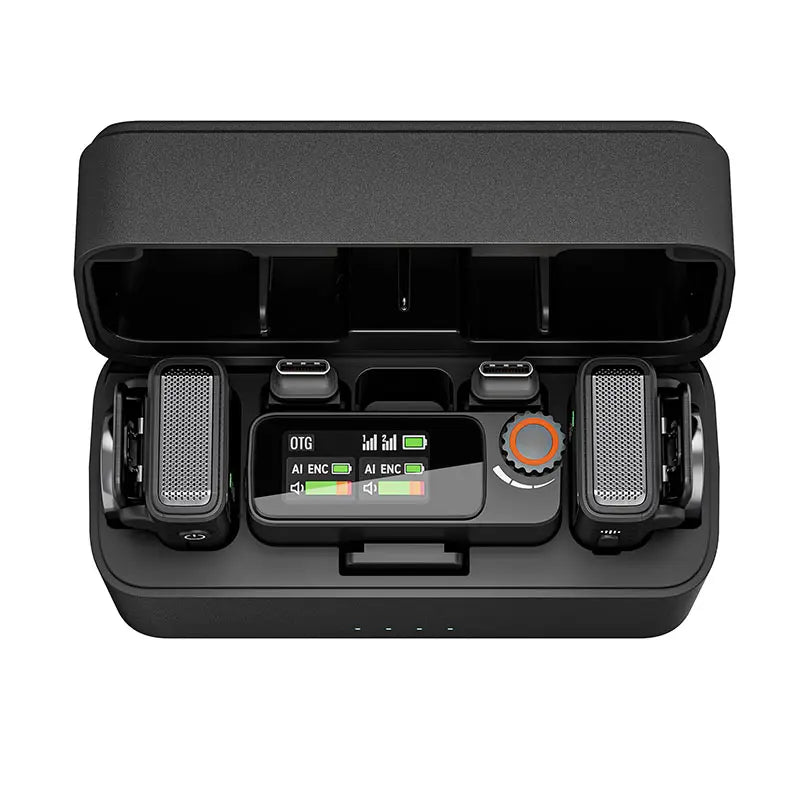 Microfon Wireless cu Autonomie Extinsa si Reducere AI a Zgomotului