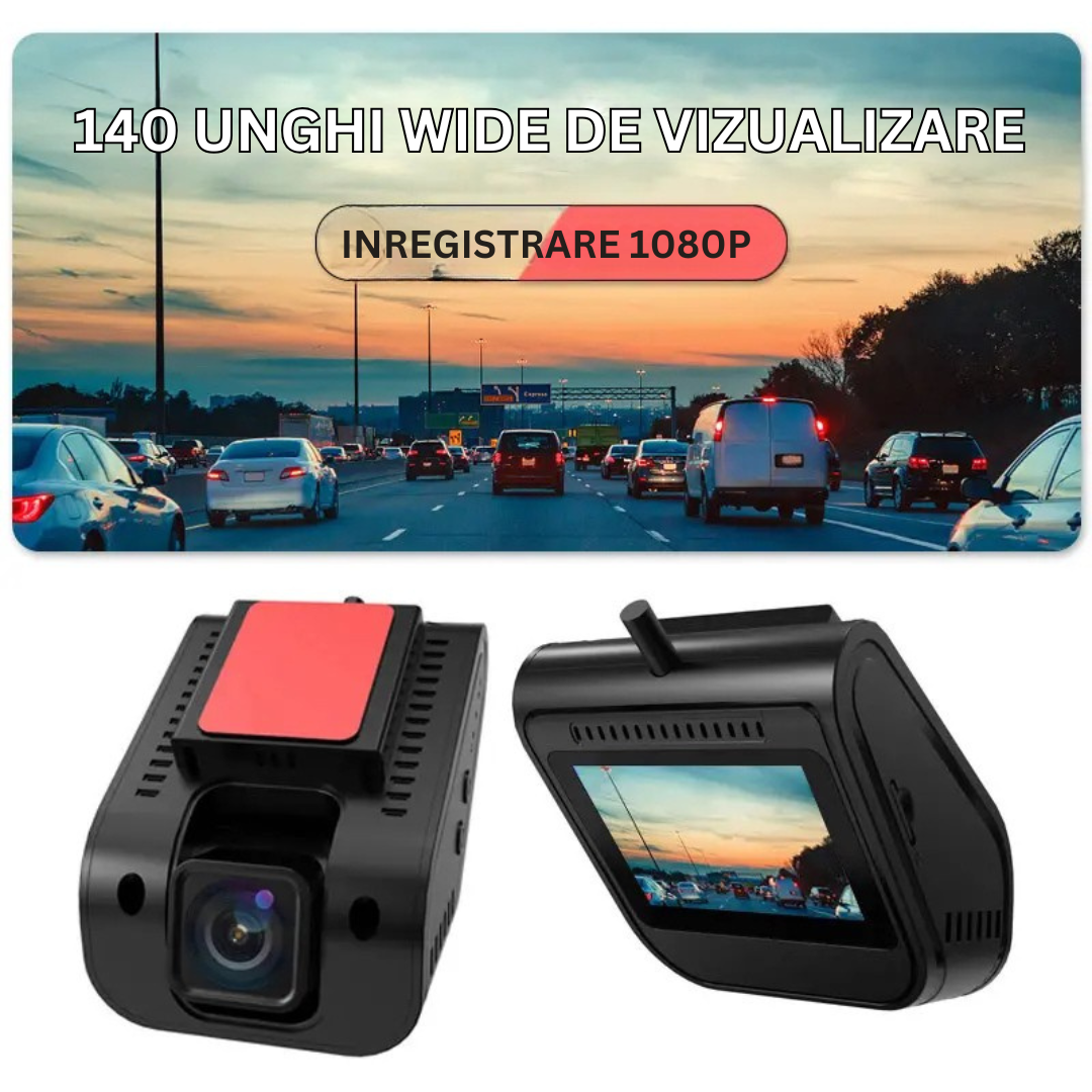 Camera auto de bord 4G Cartela SIM, 24h, GPS, Vizualizare traseu, Senzor G Impact, Acces aplicatie - Taggo.ro