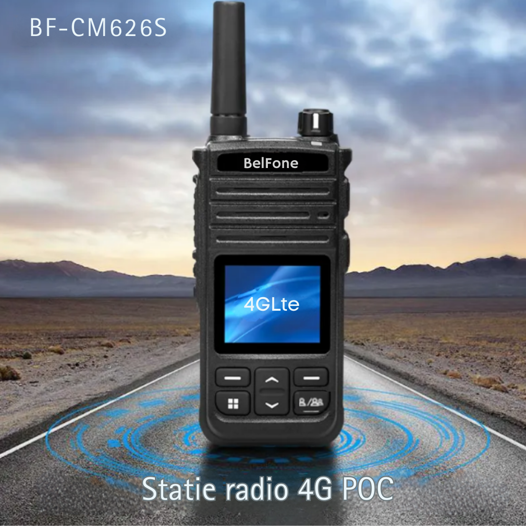 Statie Radio Profesionala - POC, 4G LTE, Comunicare Avansata prin Internet, Conectivitate Globala si Performanta Fiabila