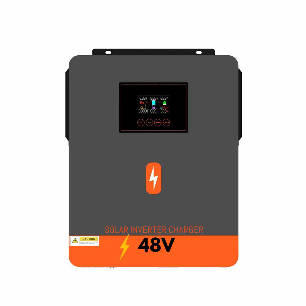 Invertor Hibrid PowMr 6.2 KW/12.4 KW/48 V, Hibrid Offgrid Sinus Pur cu Regulator MPPT si Modul Wifi Inclus