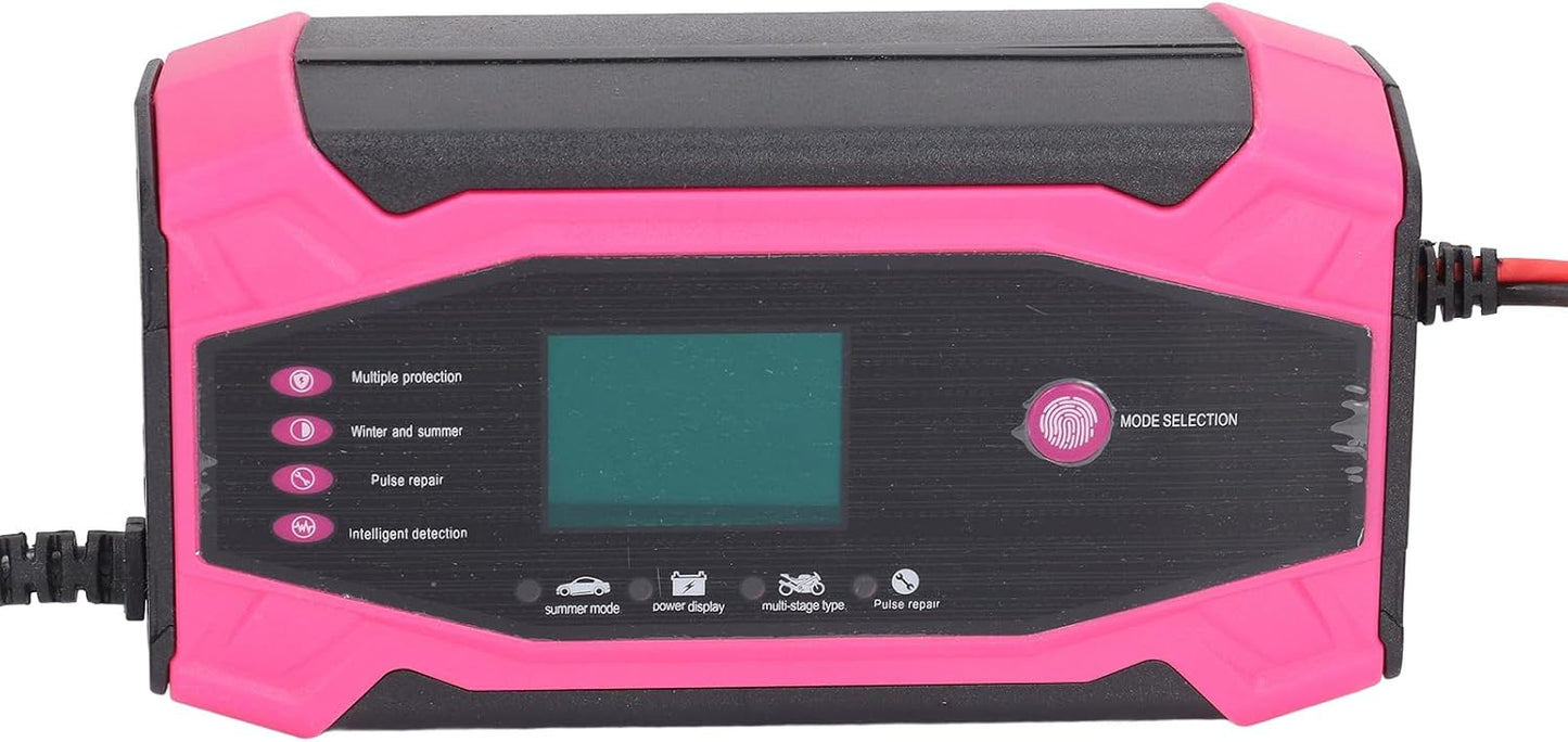 Incarcator Baterie Auto 12V/10A, 24V/5A, cu control inteligent si ecran LCD