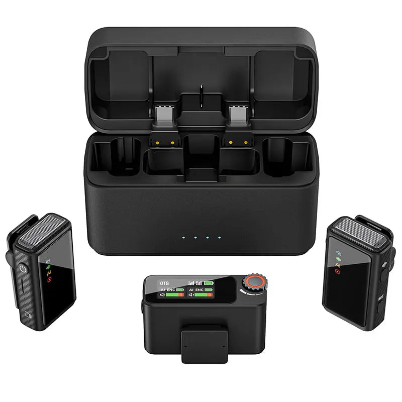 Microfon Wireless cu Autonomie Extinsa si Reducere AI a Zgomotului