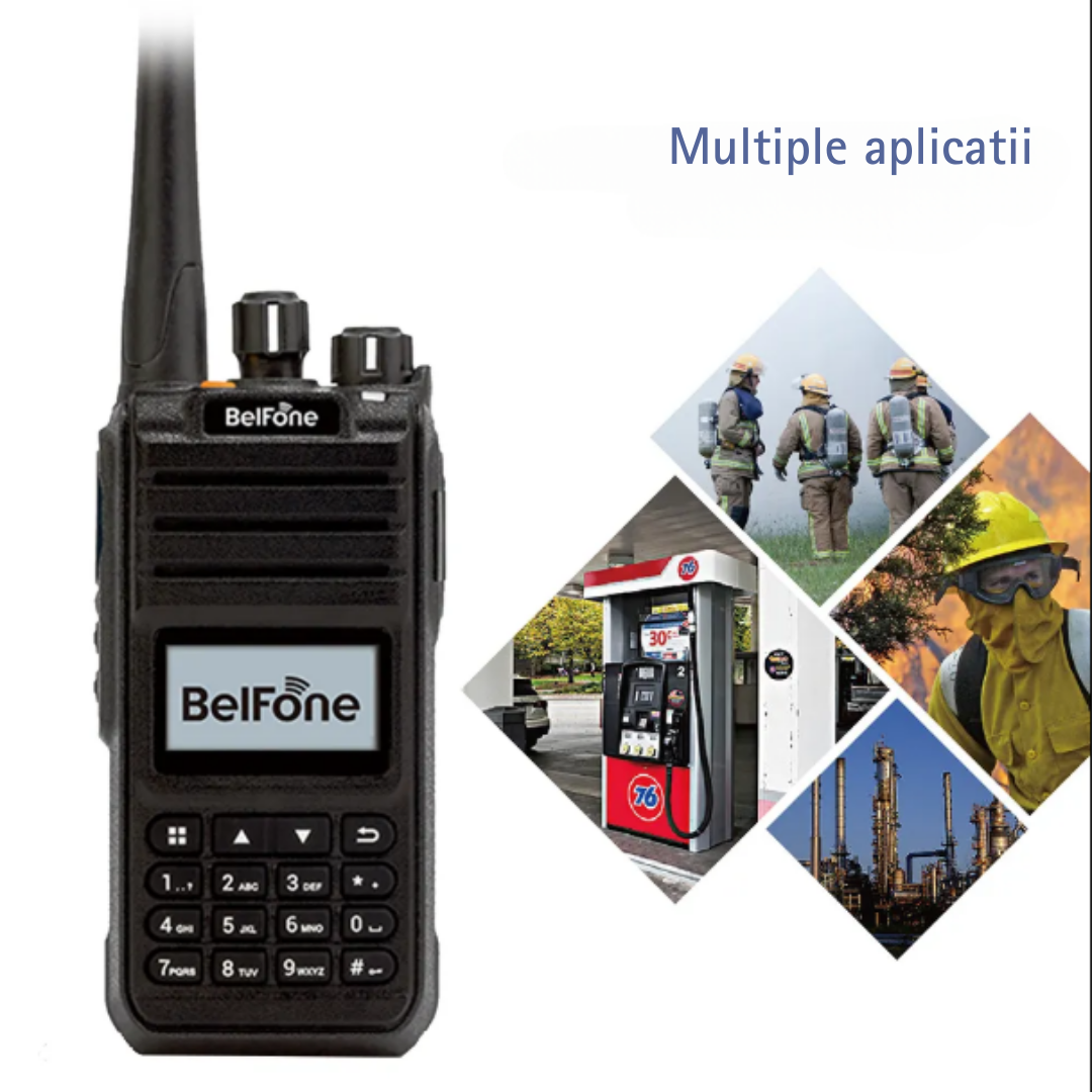 Statie radio digitala, DMR, Radio bidirecțional, Comunicare avansata, raza pana la 15KM