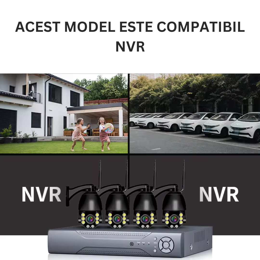 Camera Supraveghere 4G 4K Ultra HD 50X Optical ZOOM, Rotire Din Aplicatie, Rezistenta La Apa IP 66, Card Memorie 128 GB - Taggo.ro