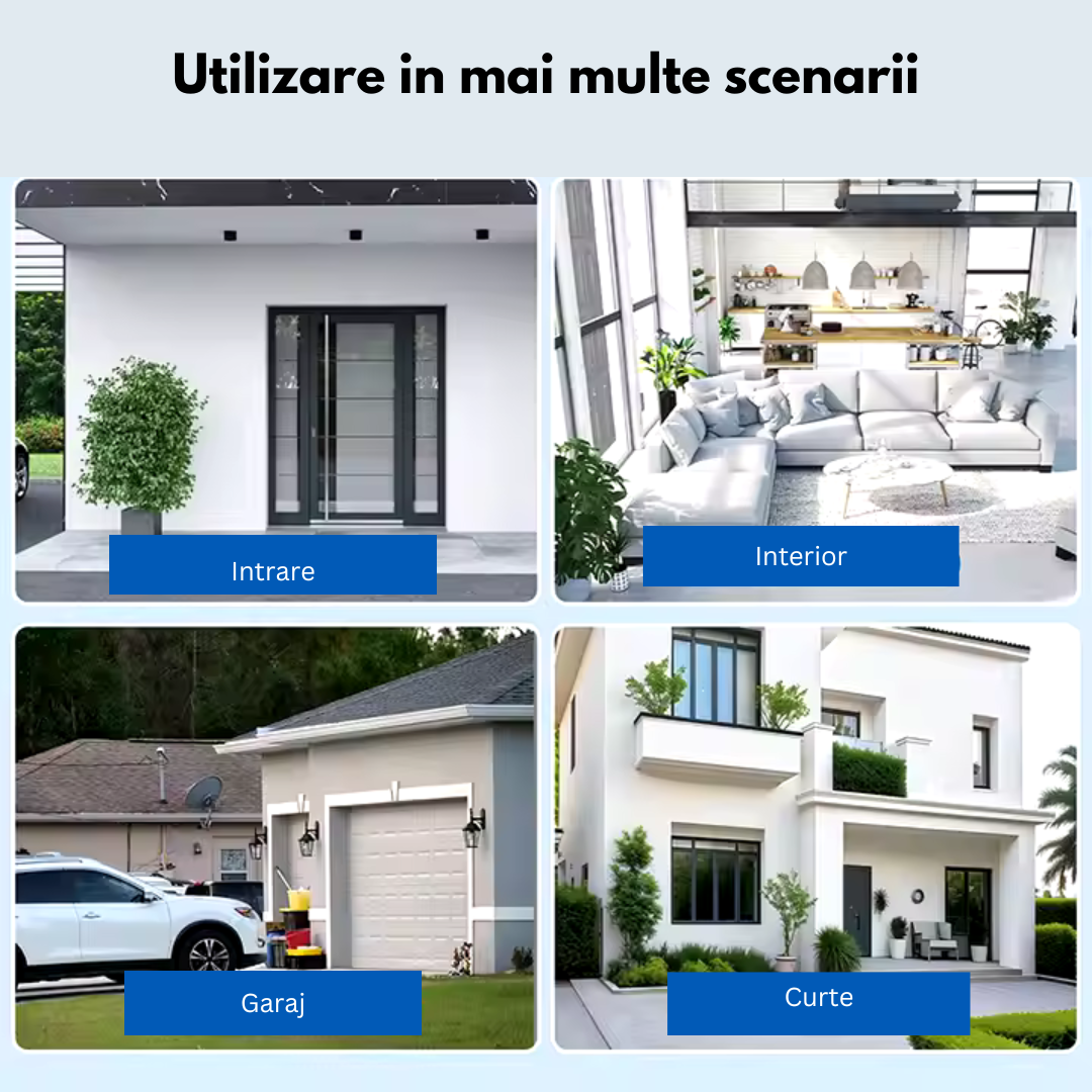 Camera de supraveghere 4G Cartela SIM 6K, 10MP, 3 ecrane, Urmarire automata, Control din aplicatie, Rezistenta la apa , Full Color