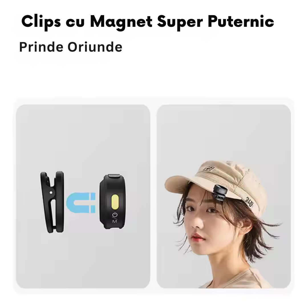 Lavaliera Wireless 3 in 1 – Microfon Magnetic Portabil pentru Telefon Mobil, Vlog si Streaming