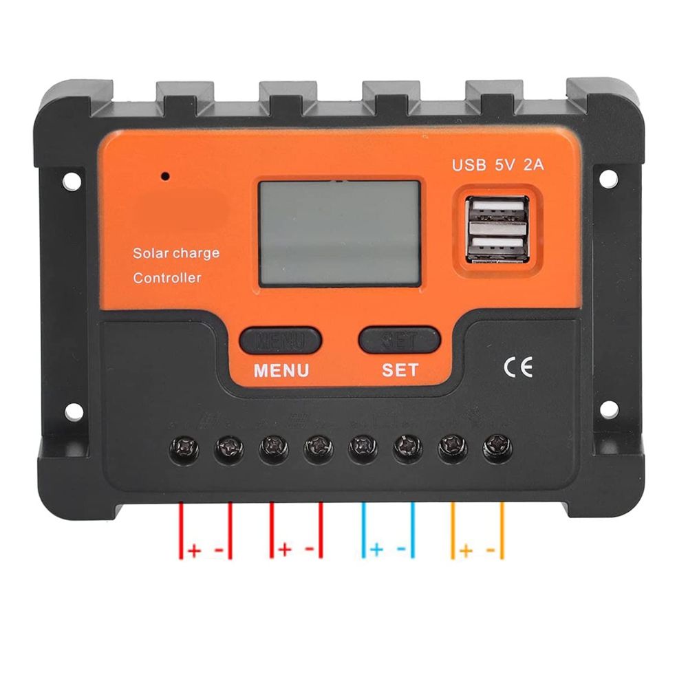 Controller tensiune pentru panou solar PMW, 24v, 40 a, LCD - Taggo.ro