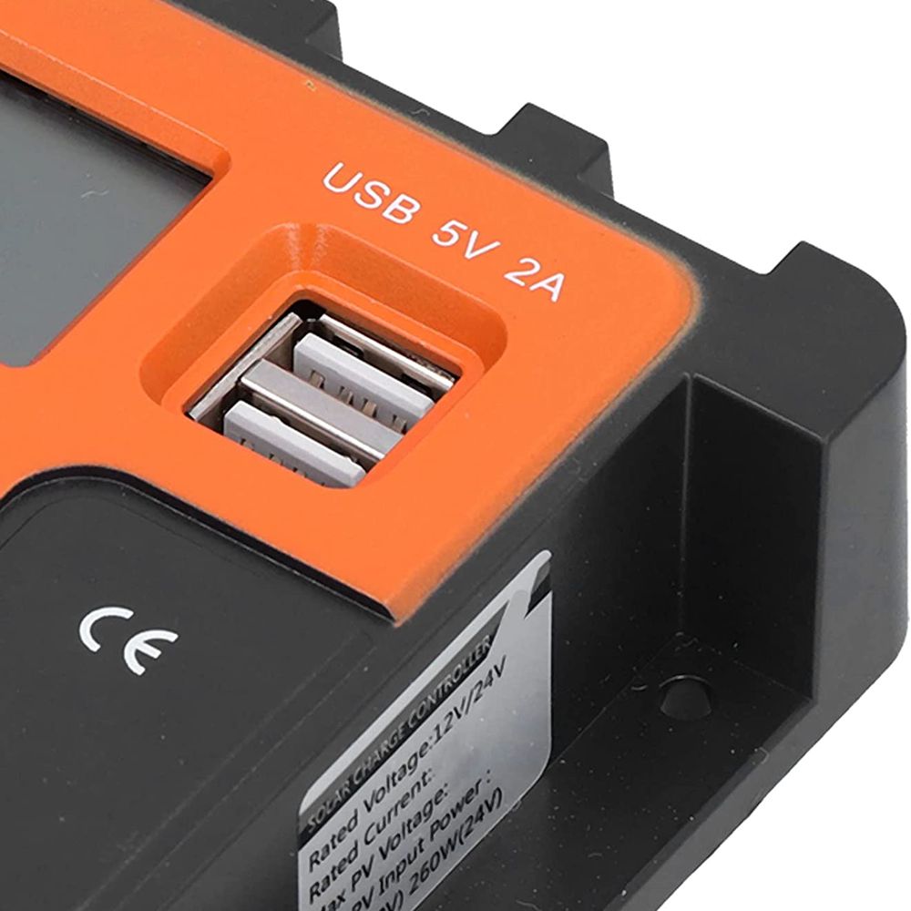 Controller tensiune pentru panou solar PMW, 24v, 40 a, LCD - Taggo.ro