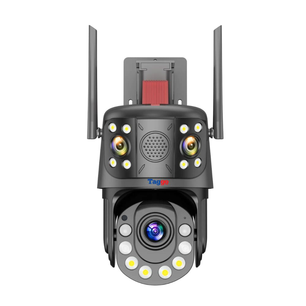 Camera de supraveghere 4G Cartela SIM 9K, 50X, 3 lentile, Control din aplicatie, Detectie umana, Rezistenta la apa IP66