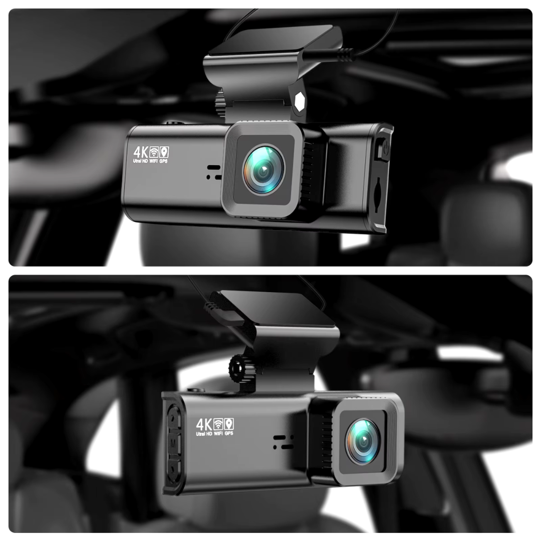Camera auto 4K, ecran LCD + camera spate 1080P DVR WIFI, Vizionare nocturna, Senzor Sony IMX 335,