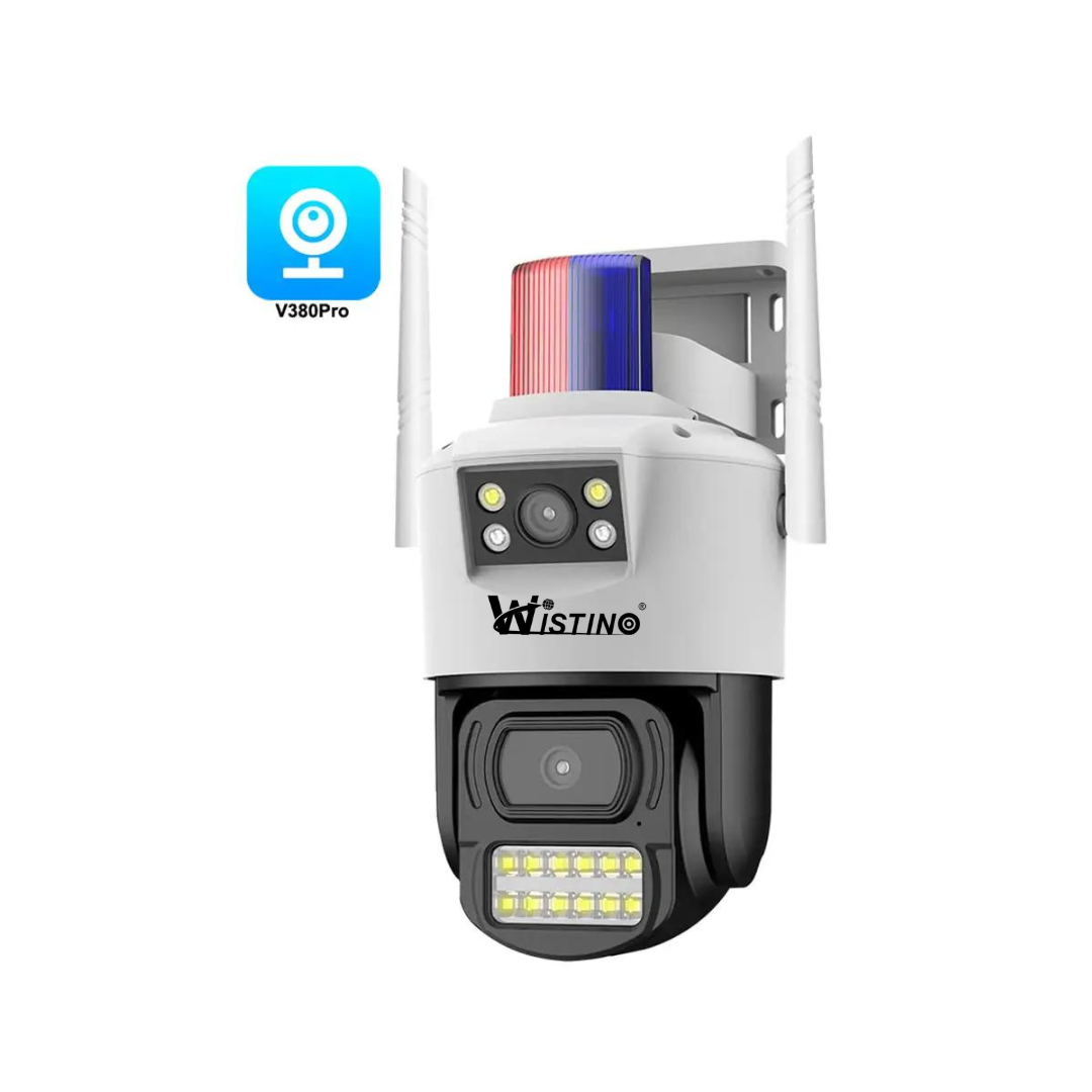 Camera de supraveghere 4G Cartela SIM 4K, 8MP, 2 lentile, Control din aplicatie, Urmarire automata, Rezistenta la apa IP66 - Taggo.ro
