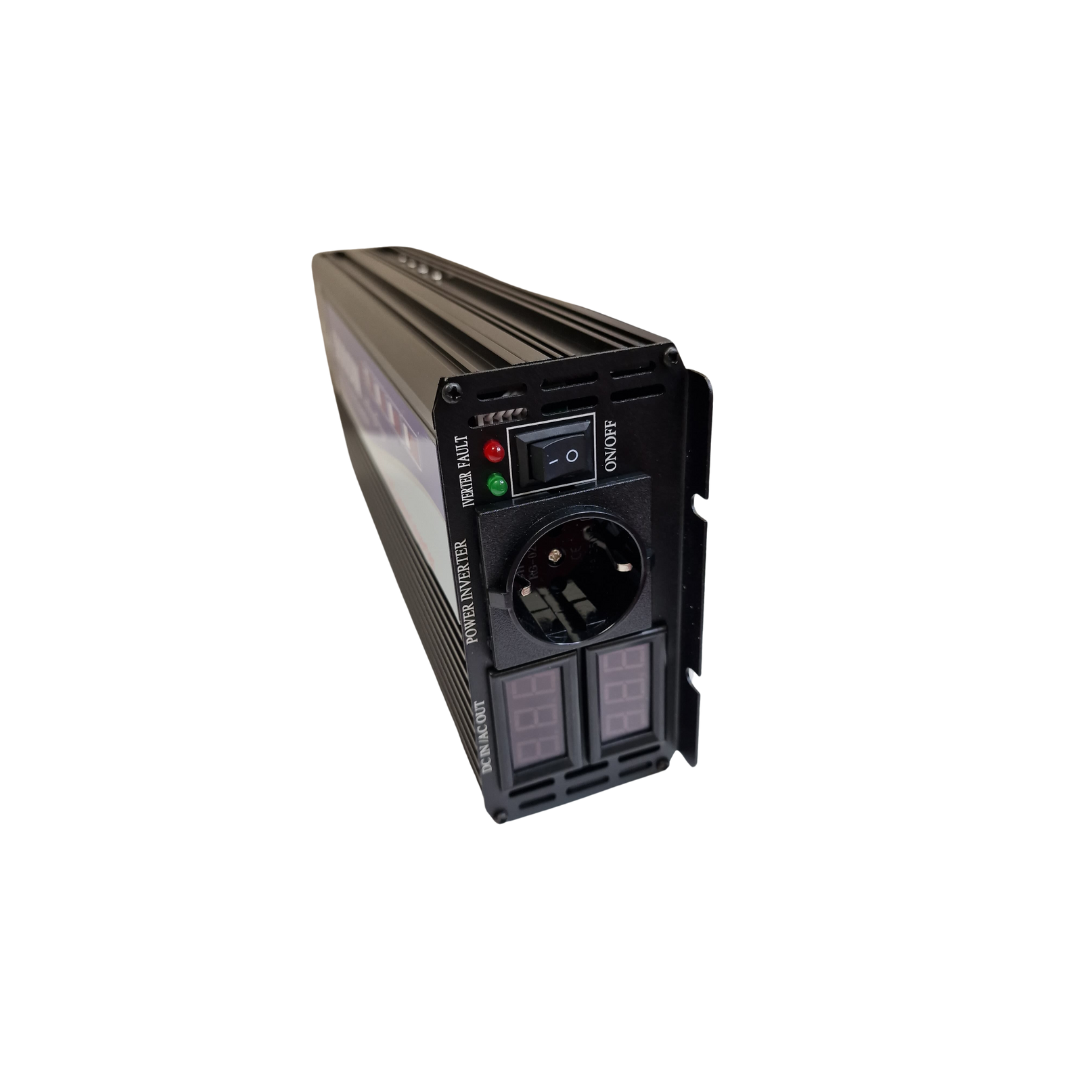 Invertor 5000W 12V – 220 V auto si panouri solare SINUS PUR, unda pura rulota, casa, cabana