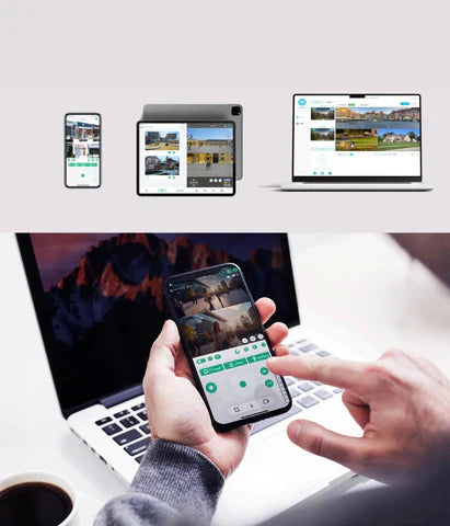Camera Supraveghere 4G si WIFI 2K Ultra HD, Triple Lens, 10X Optical ZOOM, Incarcare Solara, Rotire Din Aplicatie, Rezistenta La Apa IP 66