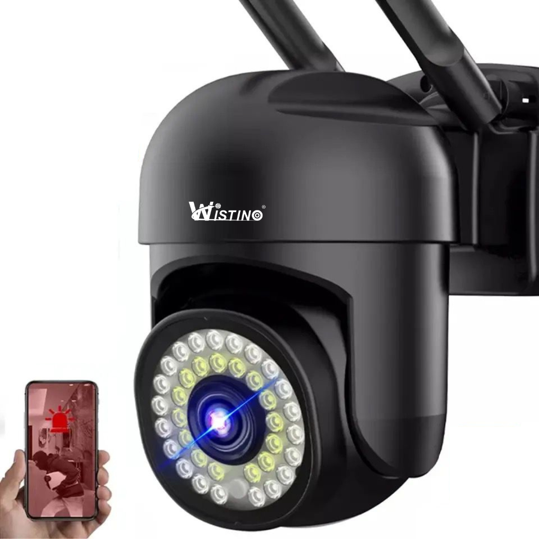 Camera de supraveghere 4G Cartela SIM 5MP, Control din aplicatie, Urmarire automata, Rezistenta la apa IP66 - Taggo.ro