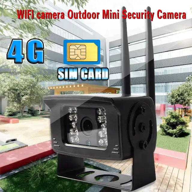 Camera de supraveghere 4G, 5MP, de exterior cu suporti magnetici, ideala pentru busuri, camioane, TIR