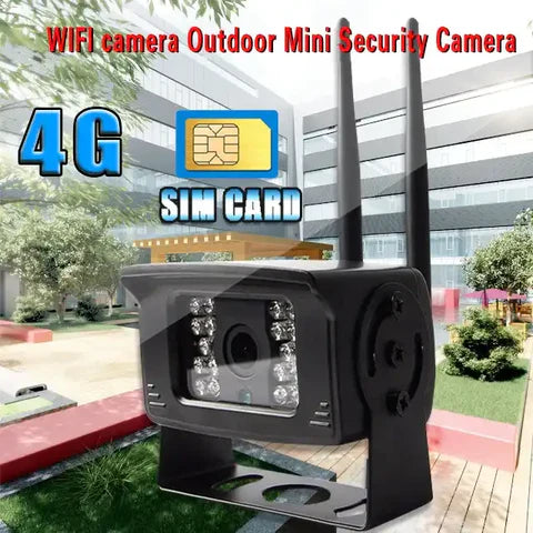 Kit 2 camere de supraveghere 4G, 5MP, de exterior cu suporti magnetici, ideala pentru busuri, camioane, tir
