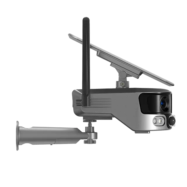 Camera Supraveghere Solara cu Sim Panoramic 4G, 4K, 8MP, ZOOM 4X, Panou Solar 6W, 21700 mAh, fara Fire, Aplicatie - Taggo.ro