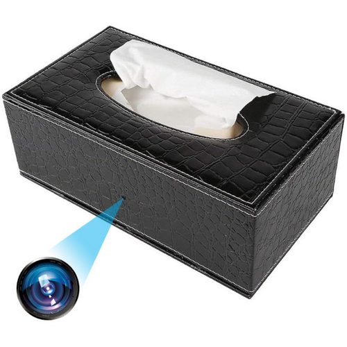 Camera Spion Ascunsa in Suport de Servetele – Wi-Fi, Full HD, Senzor Miscare