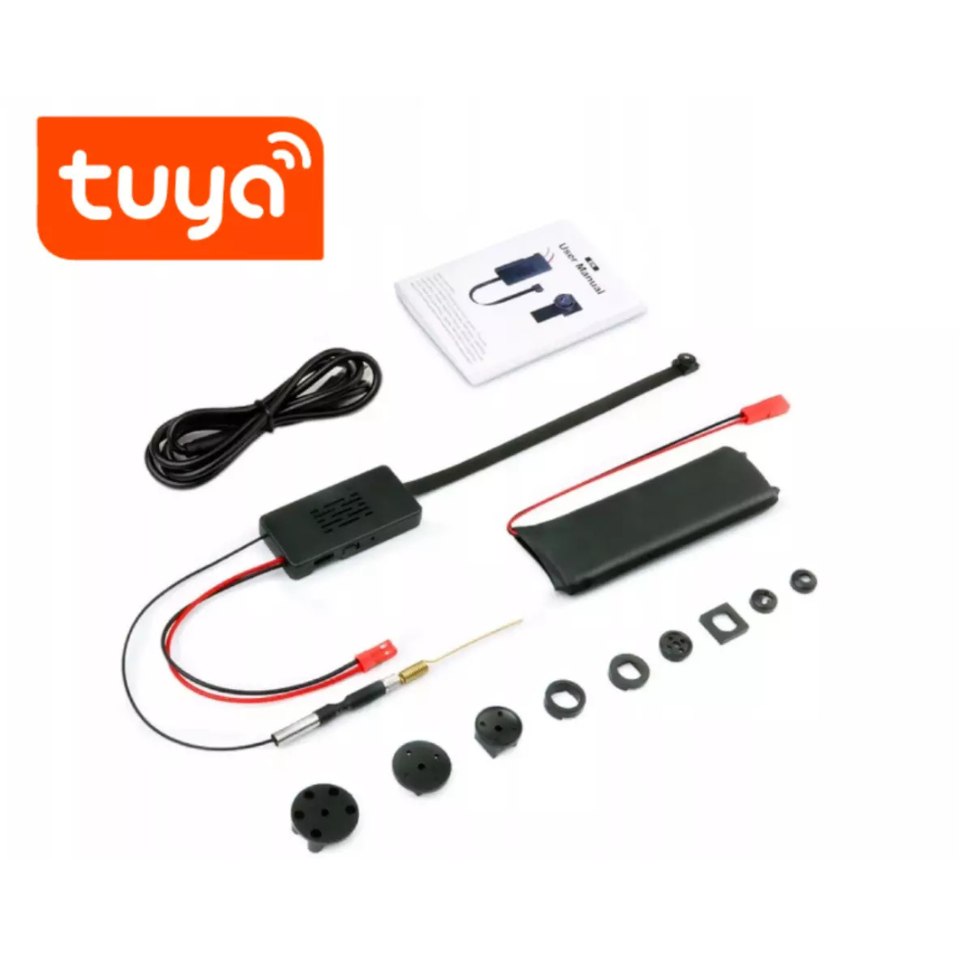 Camera Spion WiFi Full HD 1080p, Detectare Miscare, Autonomie Lunga, Aplicatie Tuya