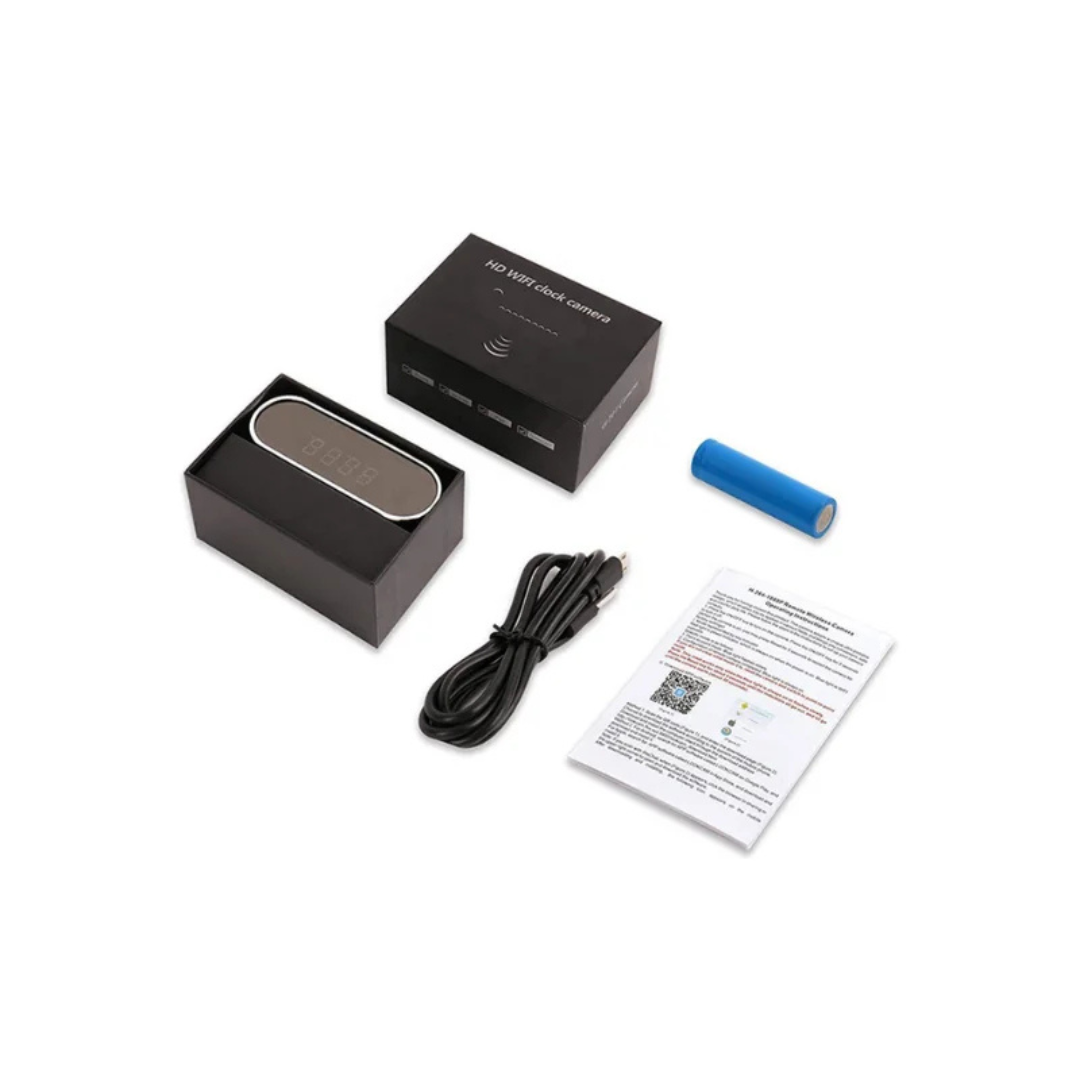 Camera de Supraveghere in ceas pentru Acasa – WiFi, Viziune Nocturna, Full HD, Senzor miscare