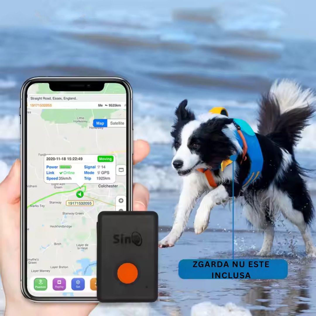 Tracker GSM GPS 1000mAh, Buton SOS, Comunicare bidirectionala, Monitorizare In Timp Real Vehicul, Persoane, rezistent la apa