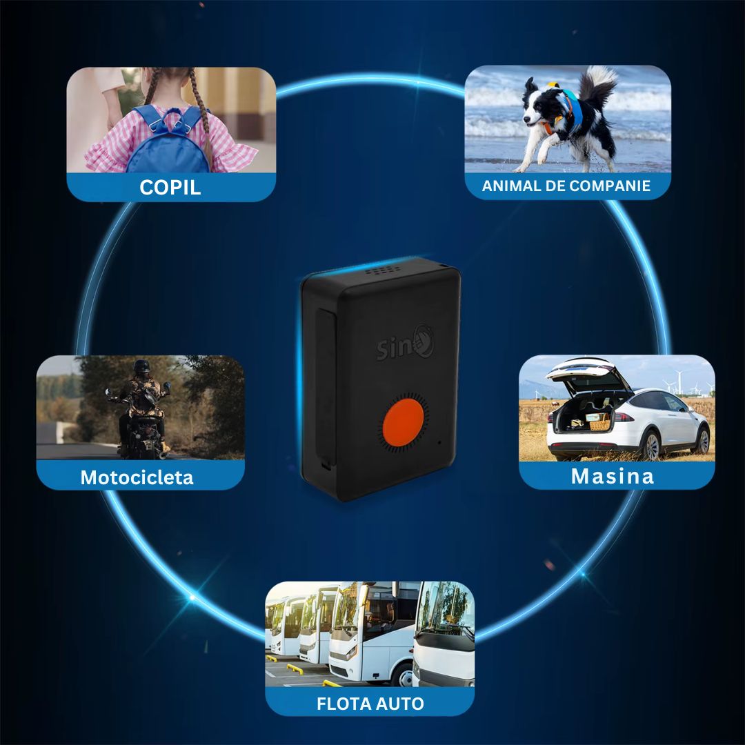 Tracker GSM GPS 1000mAh, Buton SOS, Comunicare bidirectionala, Monitorizare In Timp Real Vehicul, Persoane, rezistent la apa