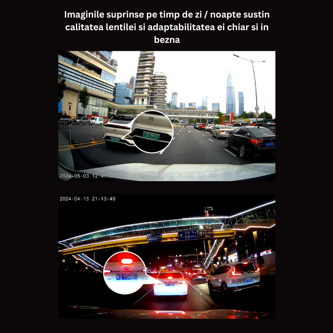 Camera auto de bord 4G Cartela SIM, 24h, GPS, Vizualizare traseu, Senzor G Impact, Acces aplicatie