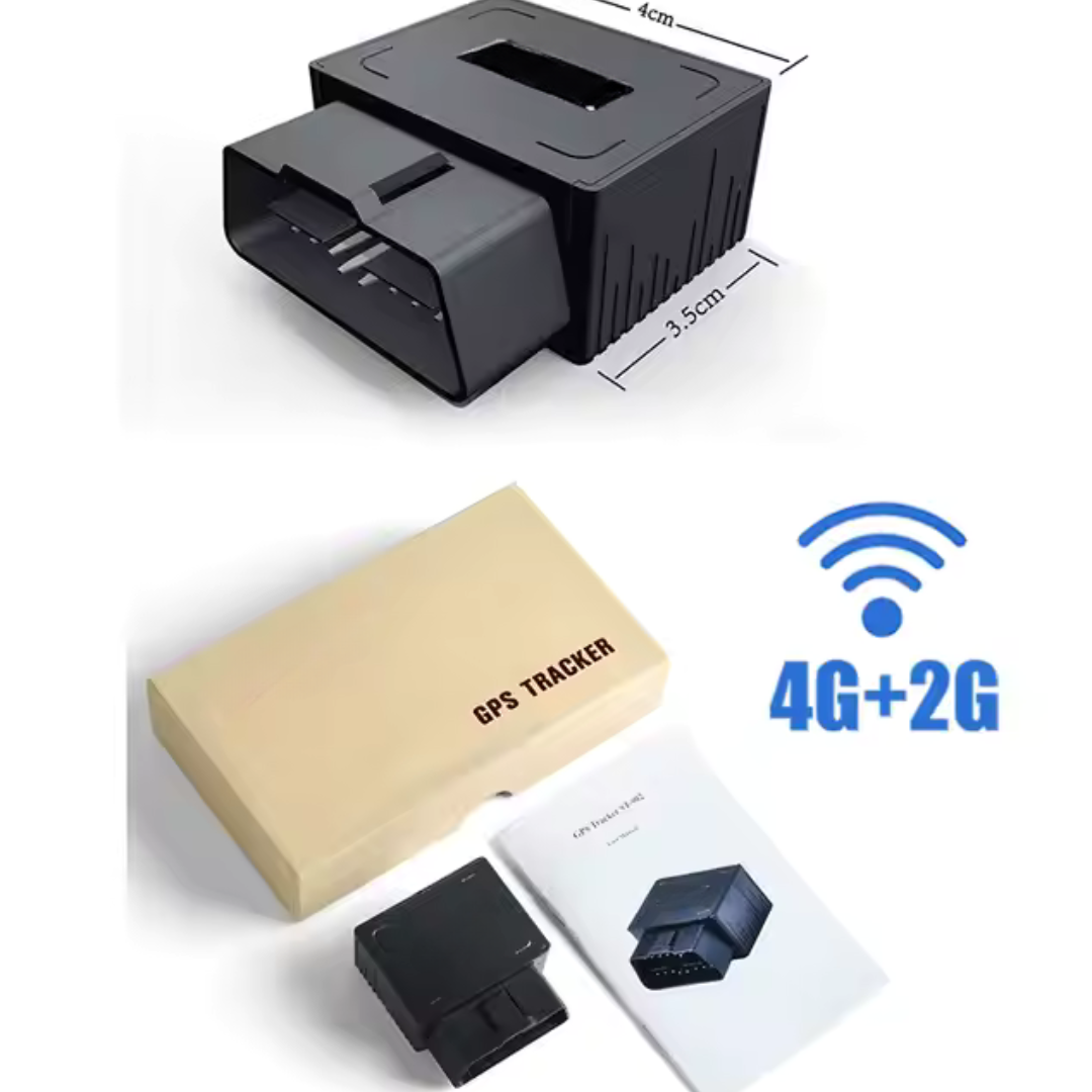 Mini tracker GPS 4G OBD, control de la distanta, istoric traseu, anti-furt, precizie 10 m, baterie 150mAh