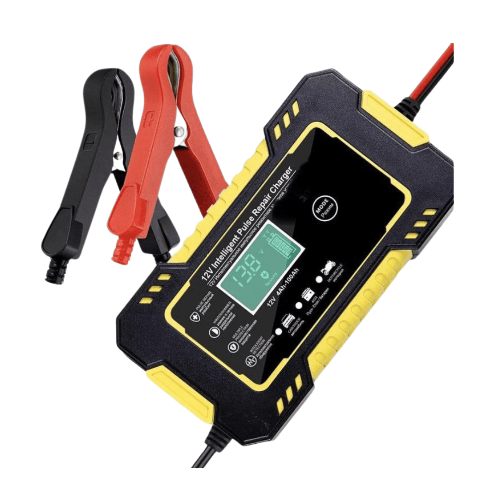 Redresor Baterie cu Incarcator Digital si Display Automat Inteligent Pentru Masina Si Motocicleta 12V