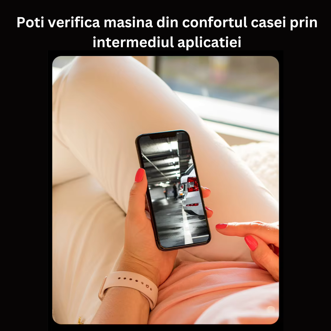 Camera auto de bord 4G Cartela SIM, 24h, GPS, Vizualizare traseu, Senzor G Impact, Acces aplicatie