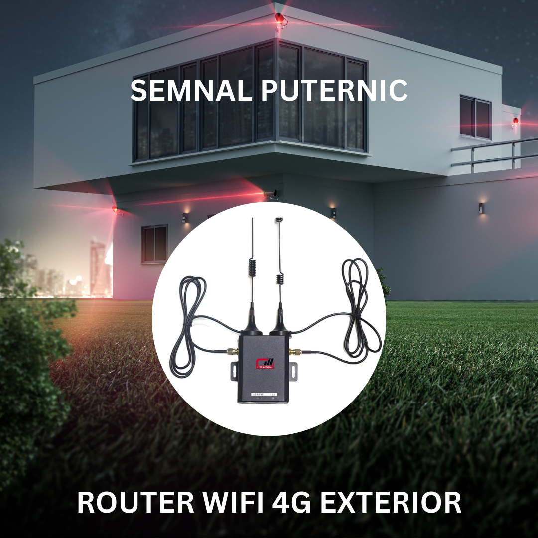 Router wireless industrial Port Cartela SIM PRO WIFI 6 plus, 300Mbps 4G, 32 Utilizatori, Exterior