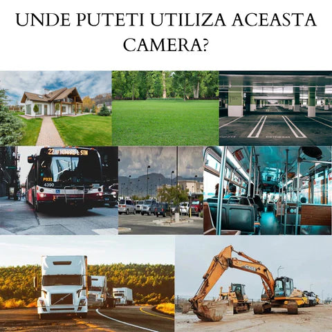 Camera de supraveghere 4G, 5MP, de exterior cu suporti magnetici, ideala pentru busuri, camioane, TIR
