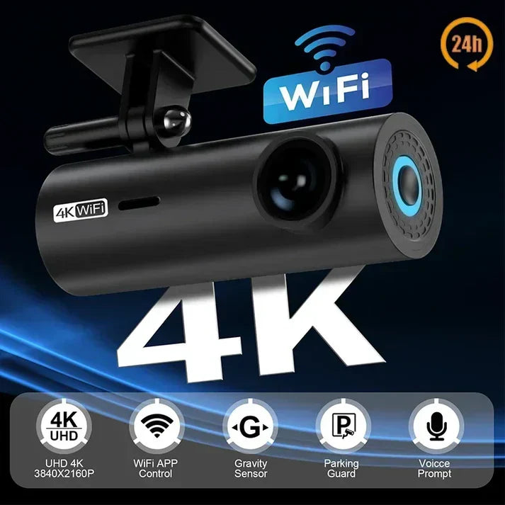 Camera auto 4K UHD WIFI, monitorizare parcare, Senzor GC4653