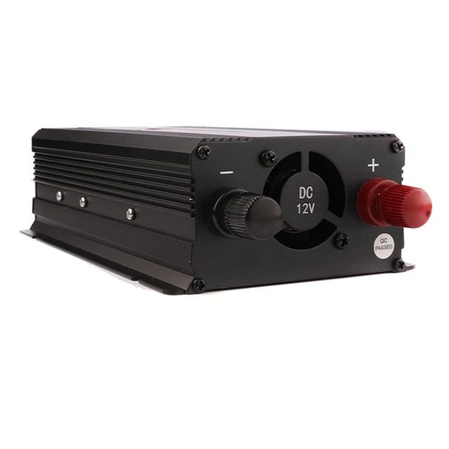 Invertor 12v 220v 1500w Unda Modificata cu Display, 1 Iesire AC Protectie Scurtcircuit 2 USB, Adaptor Auto Inclus
