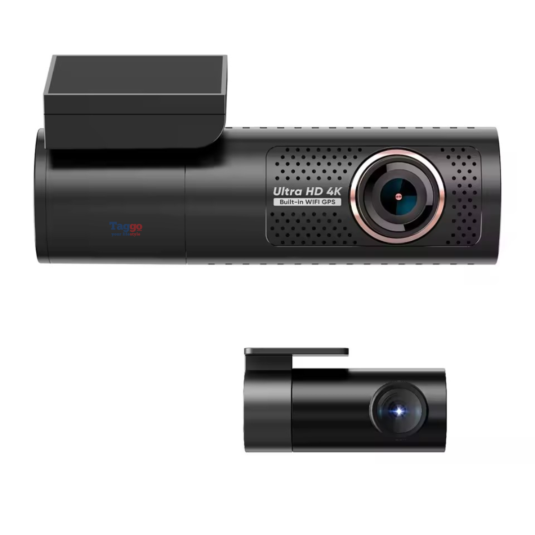 Camera auto 4k + camera spate 1080P DVR WiFi, GPS, Vizionare nocturna, Senzor GC4653