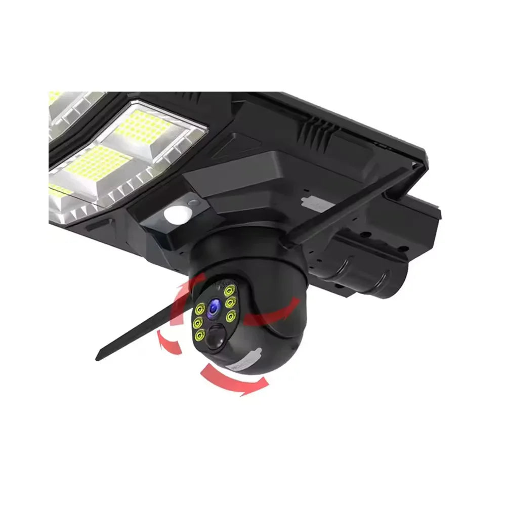 Lampa stradala cu camera 4G, 5MP, 18000mAh, Taggo Pro, viziune nocturna, IP66