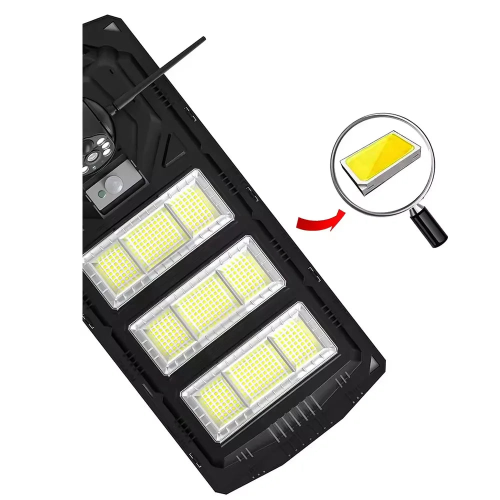 Lampa stradala cu camera 4G, 5MP, 18000mAh, Taggo Pro, viziune nocturna, IP66