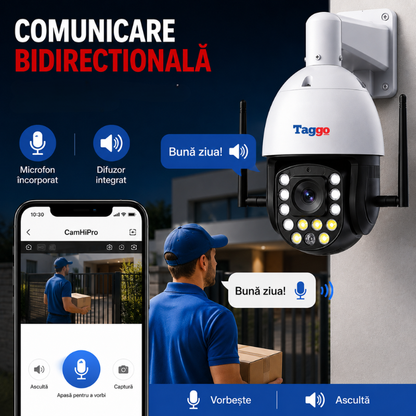 Camera de Supraveghere 4G PTZ 8MP cu Zoom Optic 99X