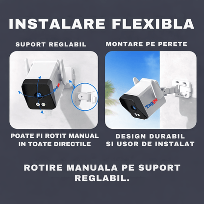 Camera WiFi 3MP 180 grade O-KAM Pro cu Human Tracking si Vedere Nocturna Color