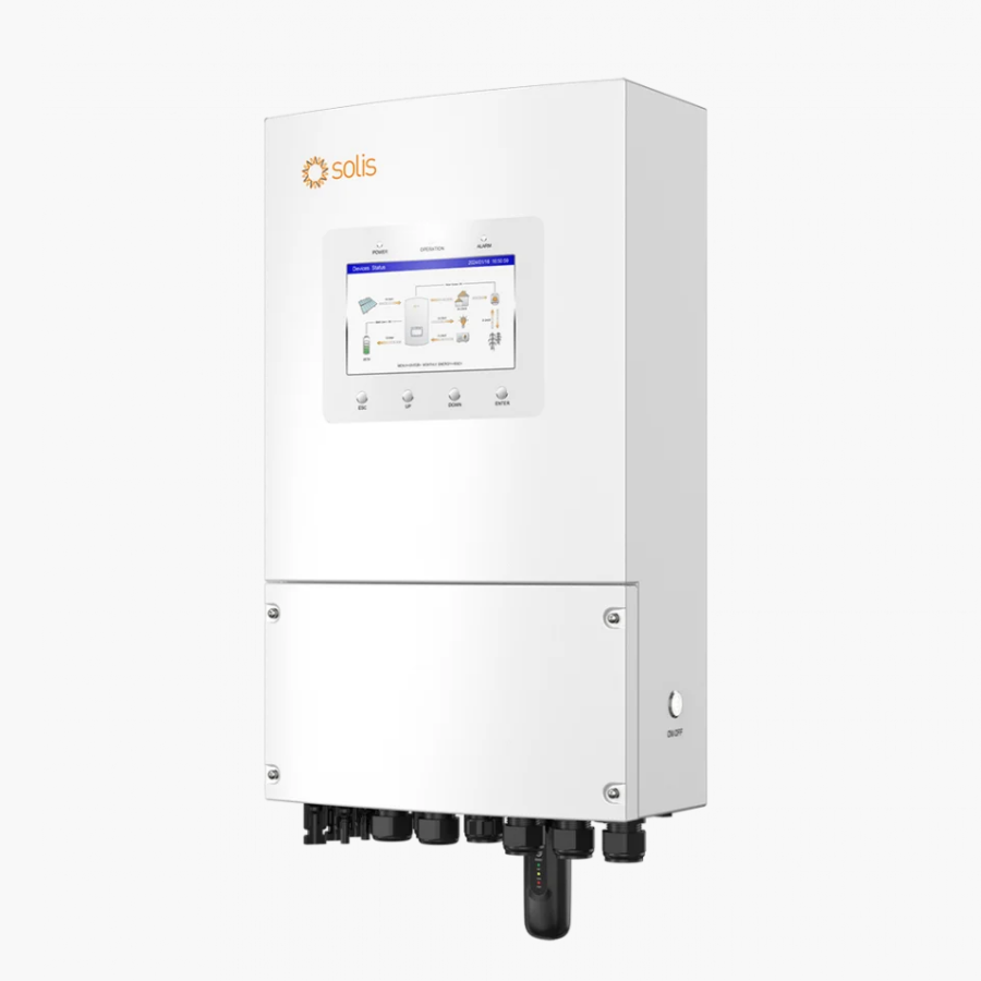 Invertor Hibrid Solis 6kW S6-EH1P6K-L-PLUS Monofazat cu 2 MPPT – 10 Ani Garantie