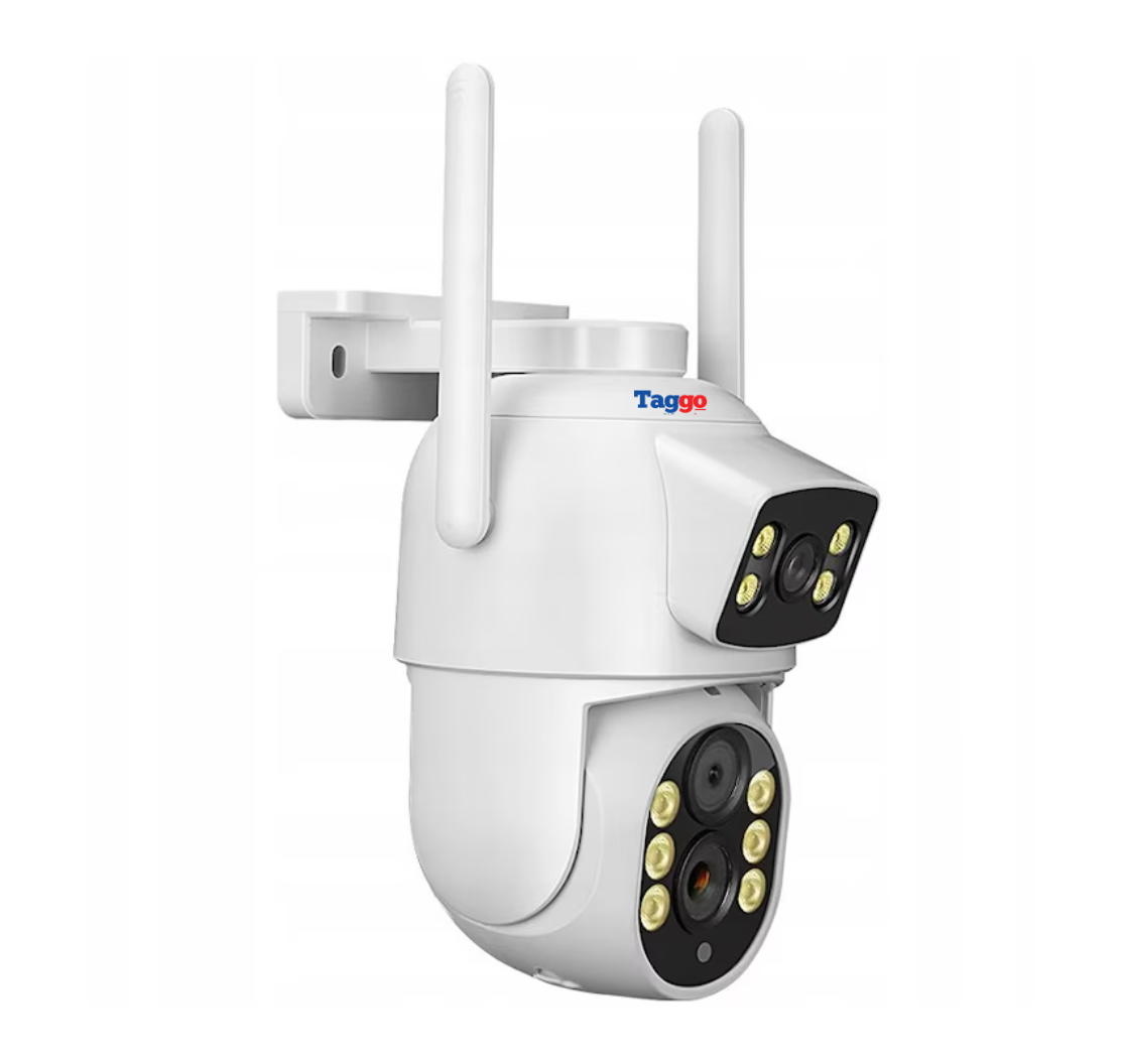 Camera Supraveghere WIFI, Rezolutie 6MP, Zoom 10x, 2 Lentile, Comunicare bidirectionala