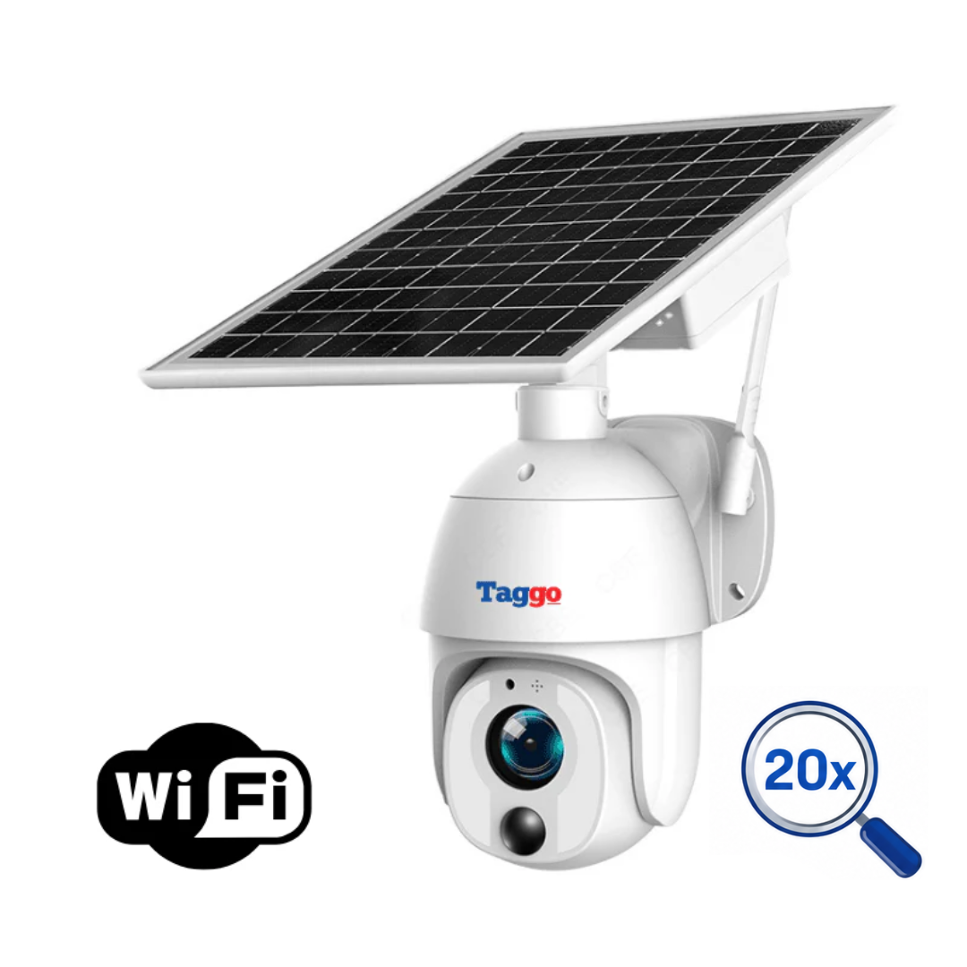 Camera Solara 4G 8MP cu Zoom Optic 20X, Panou 9W si Detectare AI