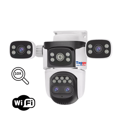 Camera Crocodil 12MP WiFi – Zoom 10X, Vedere Nocturna Color, Urmarire Automată
