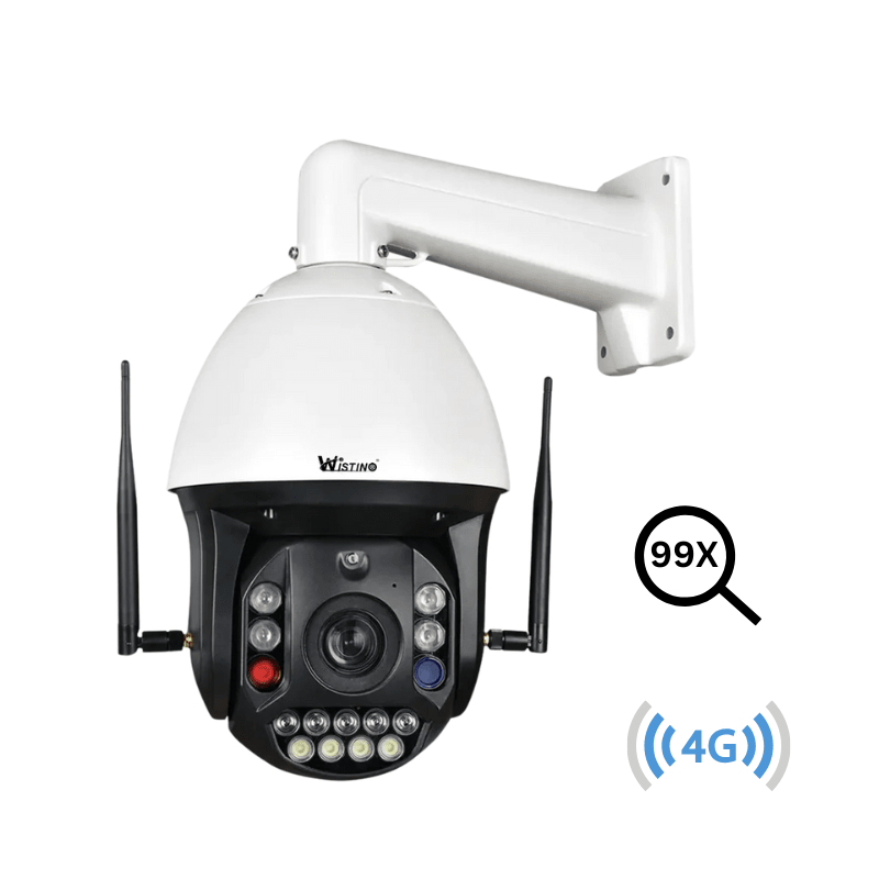 Camera Supraveghere 4G 4K ULTRA HD cu Panou Solar 80W, ZOOM 99X, Rotire din aplicatie 360 grade, Carcasa metalica