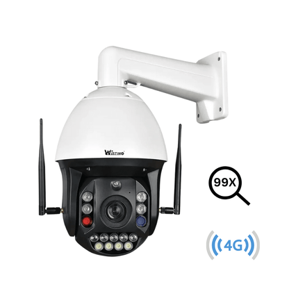 Camera Supraveghere 4G 4K ULTRA HD cu Panou Solar 80W, ZOOM 99X, Rotire din aplicatie 360 grade, Carcasa metalica