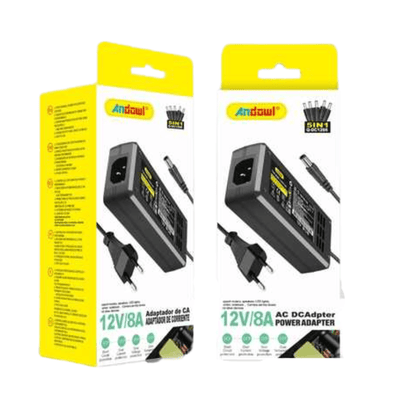 Adaptor Anduli 12V 8A 96W cu 5 Iesiri DC pentru Alimentarea Camerelor